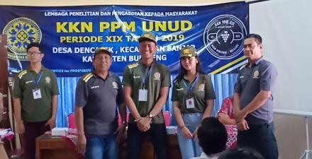 Serah Terima Mahasiswa KKN PPM Periode XIX Tahun 2019